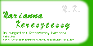 marianna keresztessy business card